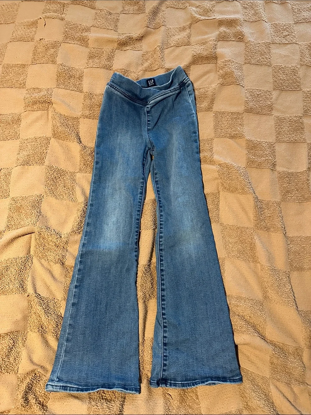 GAP Medium Blue Flared Jeans for Women